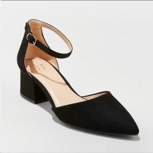 A New Day Black Pointed Toe Dress Shoe